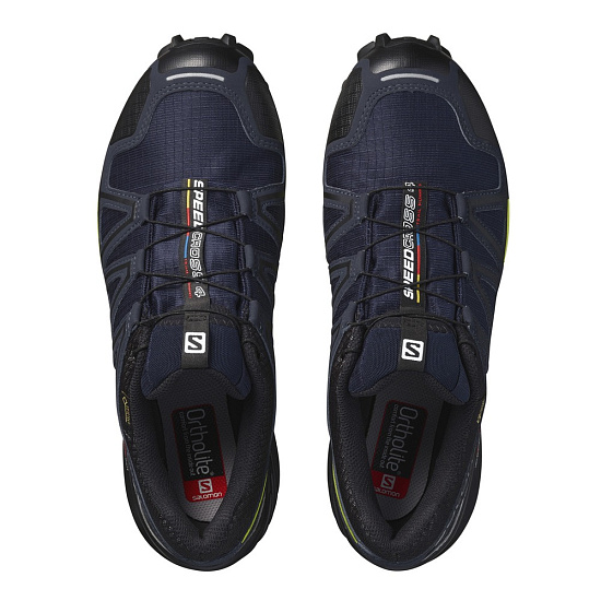 Кроссовки мужские Salomon Speedcross 4 Nocturne GTX Navy - Фото 4 большая