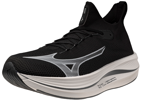 Кроссовки Mizuno Neo Vista Black/White/Nimbus Cloud - Фото 2 большая