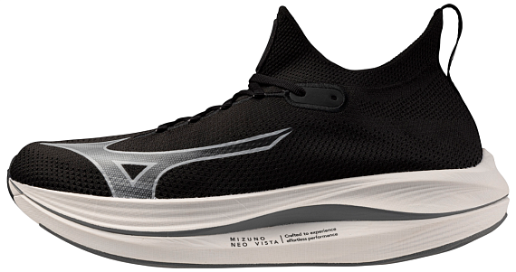 Кроссовки Mizuno Neo Vista Black/White/Nimbus Cloud - Фото 11 большая