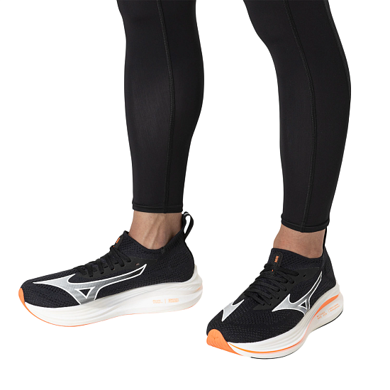 Кроссовки мужские Mizuno Neo Zen Black/White/Fiery Coral 2 - Фото 4 большая