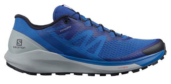 Кроссовки мужские Salomon Sense Ride 4 Turkish Sea/Pearl - Фото 1 большая