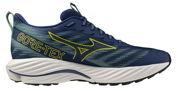 Кроссовки мужские Mizuno Wave Rider Gtx 2 Estate Blue/Quince/Dusty Jade - Фото 4 большая