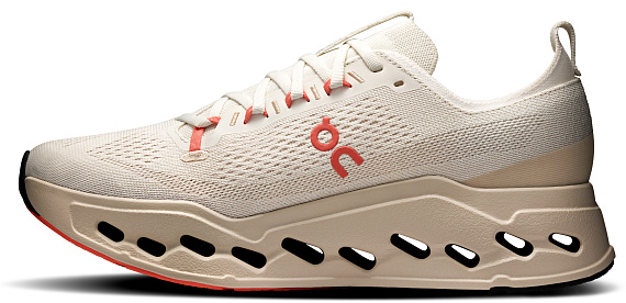 Кроссовки мужские On Cloudsurfer Max Ivory/Salmon - Фото 4 большая