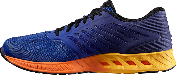 Кроссовки мужские ASICS fuzeX  Синий/Синий/Оранжевый - Фото 2 большая