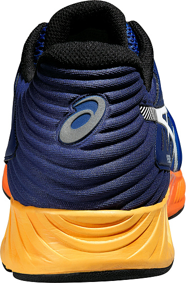 Кроссовки мужские ASICS fuzeX  Синий/Синий/Оранжевый - Фото 4 большая