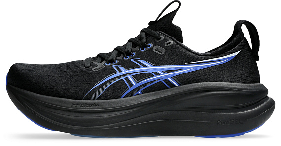 Кроссовки мужские ASICS Gel-Nimbus 28 Black/Neon Blue - Фото 5 большая