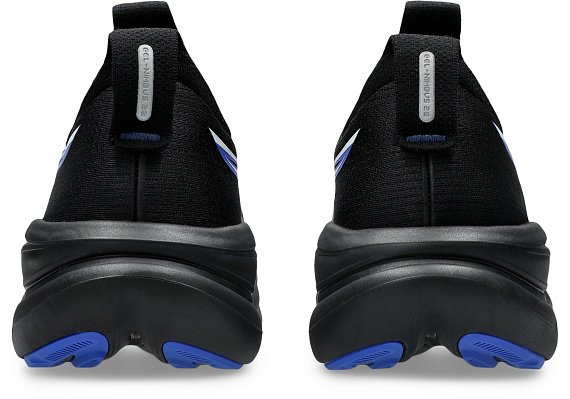Кроссовки мужские ASICS Gel-Nimbus 28 Black/Neon Blue - Фото 2 большая