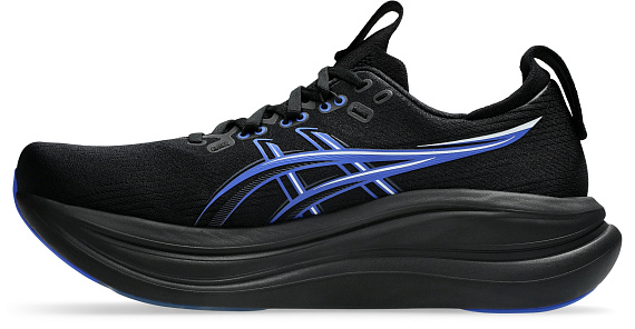 Кроссовки мужские ASICS Gel-Nimbus 28 Black/Neon Blue - Фото 6 большая