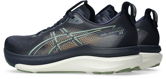 Кроссовки мужские ASICS Gel-Kayano 33 Midnight/Khaki Green - Фото 3 большая