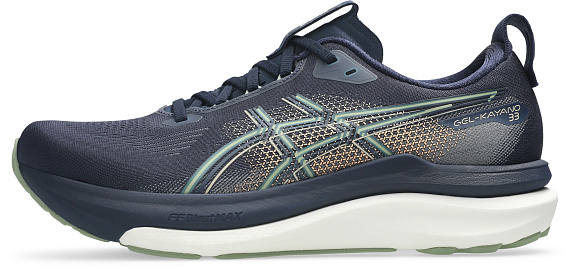 Кроссовки мужские ASICS Gel-Kayano 33 Midnight/Khaki Green - Фото 5 большая