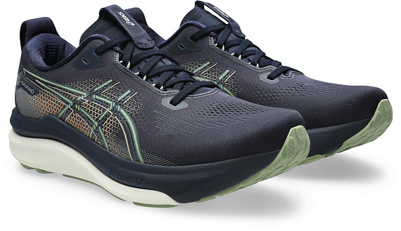 Кроссовки мужские ASICS Gel-Kayano 33 Midnight/Khaki Green - Фото 4 большая