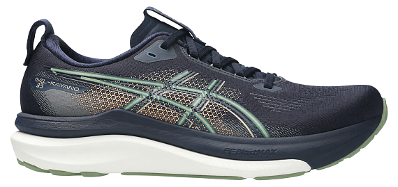Кроссовки мужские ASICS Gel-Kayano 33 Midnight/Khaki Green - Фото 1 большая
