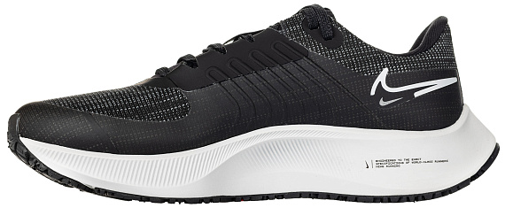 Кроссовки мужские Nike Air Zoom Pegasus 38 Shield Black/Dark Smoke Grey/Light Smoke Grey/Platinum  - Фото 5 большая