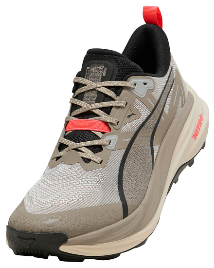 Кроссовки мужские Puma Voyage Nitro 4 Mouse Gray/Ultra Red/SilvFog - Фото 5 большая