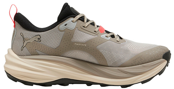 Кроссовки мужские Puma Voyage Nitro 4 Mouse Gray/Ultra Red/SilvFog - Фото 4 большая
