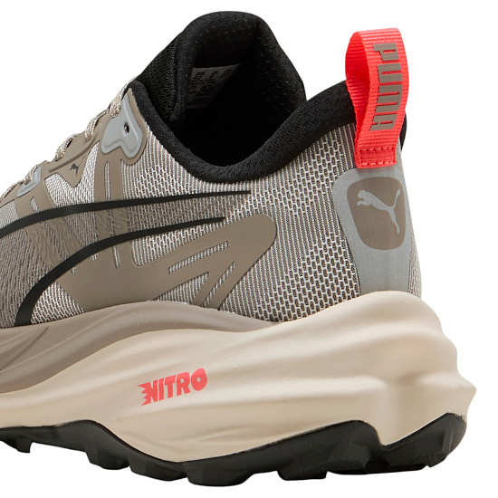 Кроссовки мужские Puma Voyage Nitro 4 Mouse Gray/Ultra Red/SilvFog - Фото 6 большая