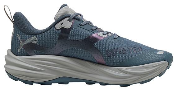 Кроссовки мужские Puma Voyage Nitro 4 Gtx Evening Blue/Gray Echo - Фото 4 большая
