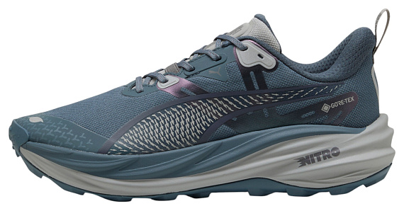 Кроссовки мужские Puma Voyage Nitro 4 Gtx Evening Blue/Gray Echo - Фото 2 большая