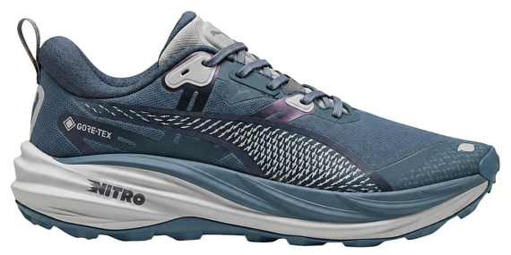 Кроссовки мужские Puma Voyage Nitro 4 Gtx Evening Blue/Gray Echo - Фото 1 большая