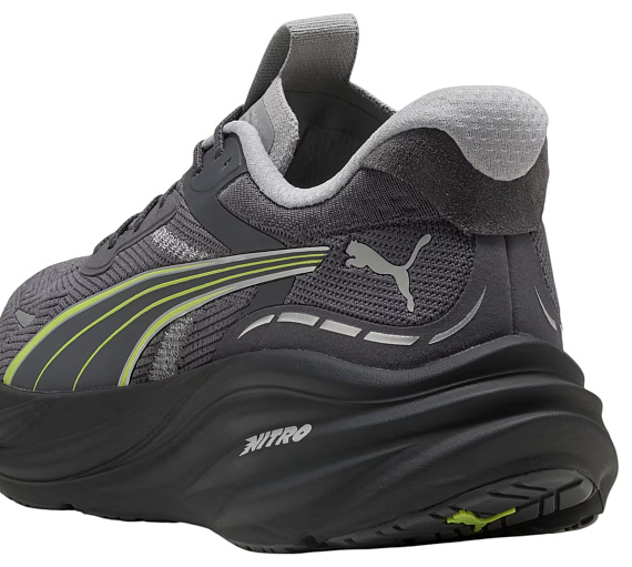 Кроссовки мужские Puma Magnify Nitro 3 Moody Gray/Sunny Lime - Фото 4 большая