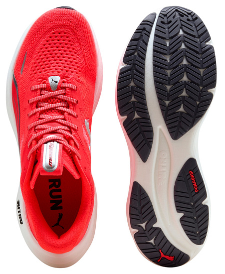 Кроссовки мужские Puma Magnify Nitro 3 Ultra Red/Inky Depths - Фото 3 большая