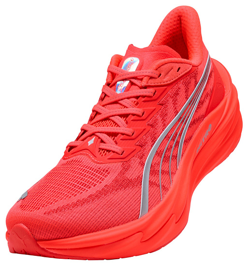 Кроссовки мужские Puma Deviate Nitro 4 Ultra Red/Puma Silver - Фото 5 большая