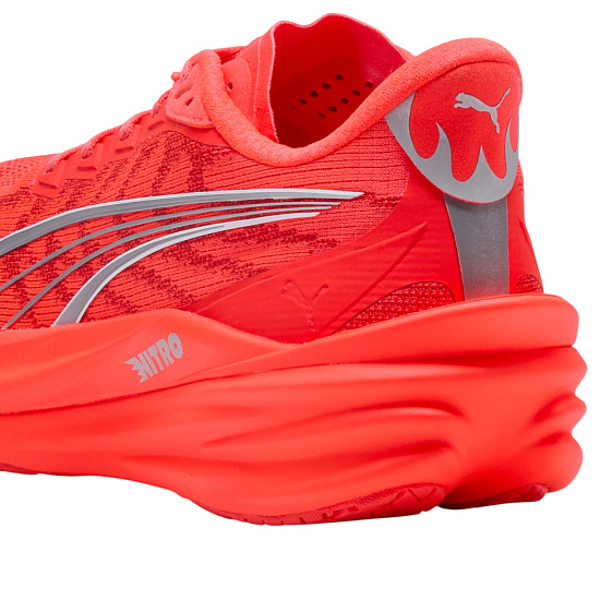 Кроссовки мужские Puma Deviate Nitro 4 Ultra Red/Puma Silver - Фото 6 большая