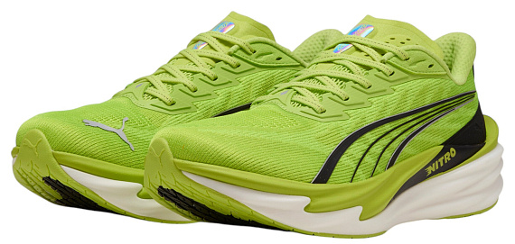 Кроссовки мужские Puma Deviate Nitro 4 Sunny Lime/Puma Black - Фото 7 большая