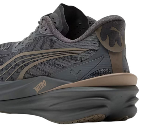 Кроссовки мужские Puma Deviate Nitro 4 Slate Sky/Moody Gray - Фото 4 большая