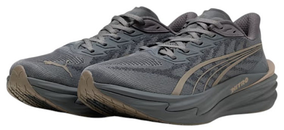 Кроссовки мужские Puma Deviate Nitro 4 Slate Sky/Moody Gray - Фото 3 большая
