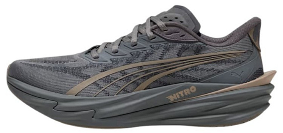 Кроссовки мужские Puma Deviate Nitro 4 Slate Sky/Moody Gray - Фото 2 большая