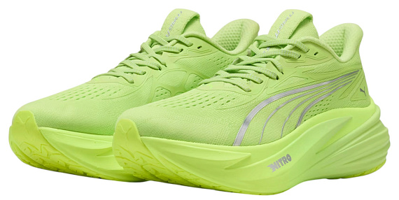 Кроссовки мужские Puma Magmax Nitro 2 Sunny Lime/Puma Silver - Фото 3 большая