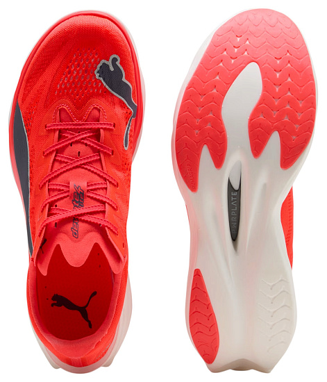 Кроссовки мужские Puma Deviate Nitro Elite 4 Ultra Red/Inky Depths/White - Фото 5 большая