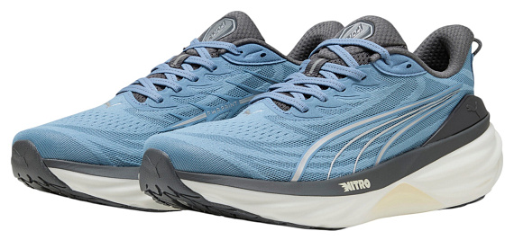 Кроссовки мужские Puma Foreverrun Nitro 3 Zen Blue/Moody Gray - Фото 7 большая