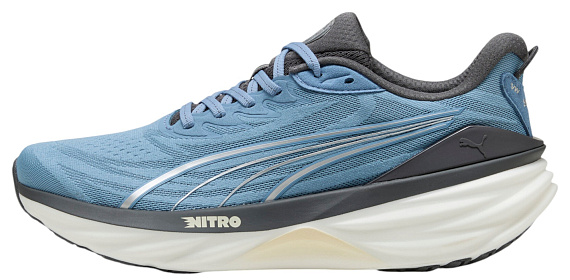 Кроссовки мужские Puma Foreverrun Nitro 3 Zen Blue/Moody Gray - Фото 2 большая