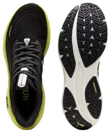 Кроссовки мужские Puma Magnify Nitro 3 Black/ Sunny Lime - Фото 5 большая