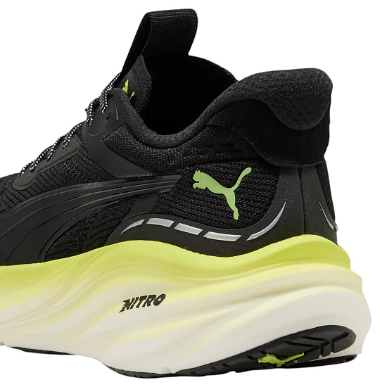 Кроссовки мужские Puma Magnify Nitro 3 Black/ Sunny Lime - Фото 4 большая