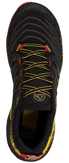 Кроссовки мужские La Sportiva Akasha II Black/Yellow - Фото 3 большая