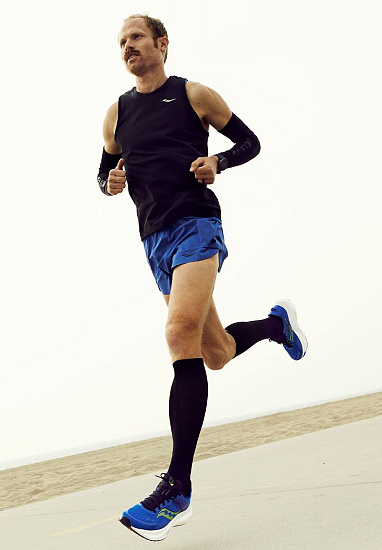 Кроссовки мужские Saucony Tempus Blue Raz/Acid - Фото 6 большая