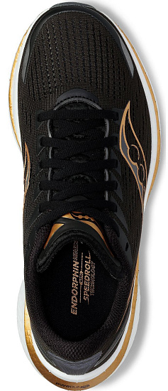 Кроссовки мужские Saucony Endorphin Speed 3 Black/Goldstruck - Фото 3 большая
