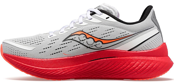 Кроссовки мужские Saucony Endorphin Speed 3 White/Black/Vizired - Фото 2 большая