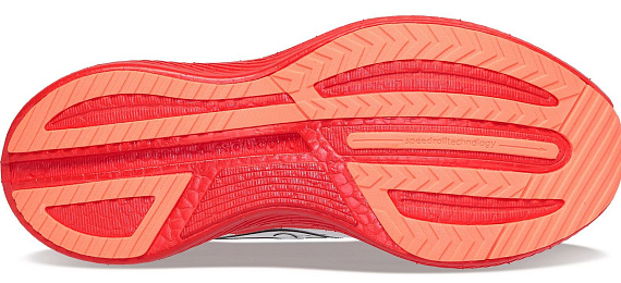 Кроссовки мужские Saucony Endorphin Speed 3 White/Black/Vizired - Фото 4 большая