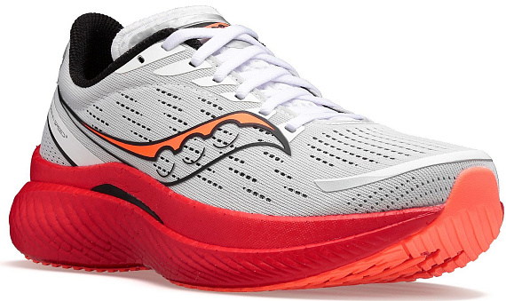 Кроссовки мужские Saucony Endorphin Speed 3 White/Black/Vizired - Фото 5 большая