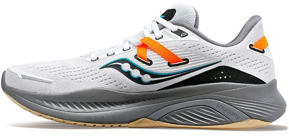 Кроссовки мужские Saucony Guide 16 White/Gravel - Фото 2 большая