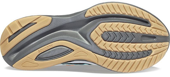 Кроссовки мужские Saucony Guide 16 White/Gravel - Фото 4 большая
