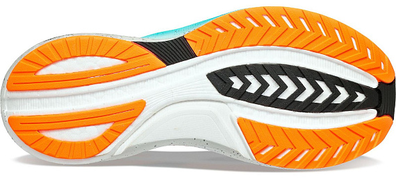 Кроссовки мужские Saucony Tempus White/Viziorange - Фото 4 большая