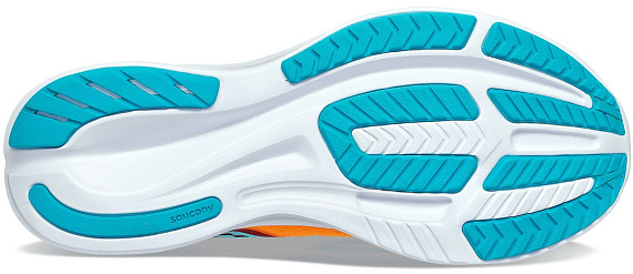 Кроссовки мужские Saucony Ride 16 Marigold/Lava - Фото 4 большая