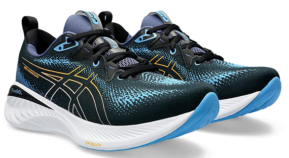 Кроссовки мужские ASICS Gel-Cumulus 25 Black/Fellow Yellow - Фото 2 большая