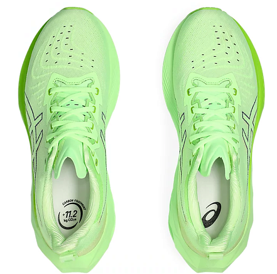 Кроссовки мужские ASICS Novablast 4 Illuminate Green/Lime Burst - Фото 6 большая