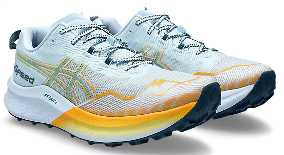 Кроссовки мужские ASICS Fujispeed 2 Light Blue/Dark Mint - Фото 2 большая